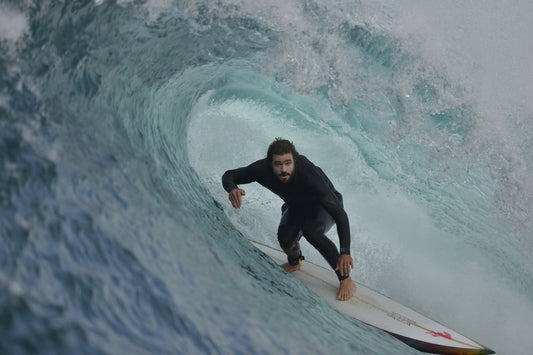 Heath moved south to find a perfect balance in life – half the day in the dirt, have the day in the water. Photo SA Rips