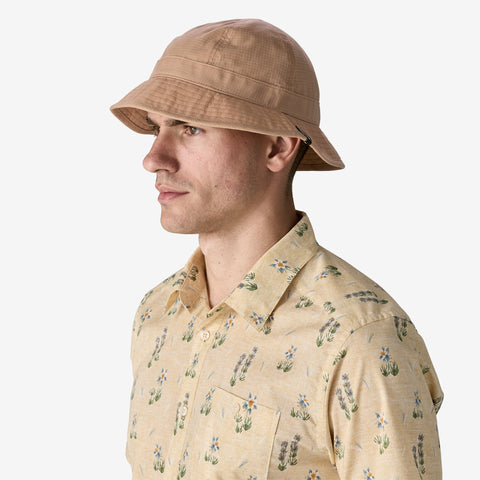 Lightweight Waxed Cotton Bucket Hat