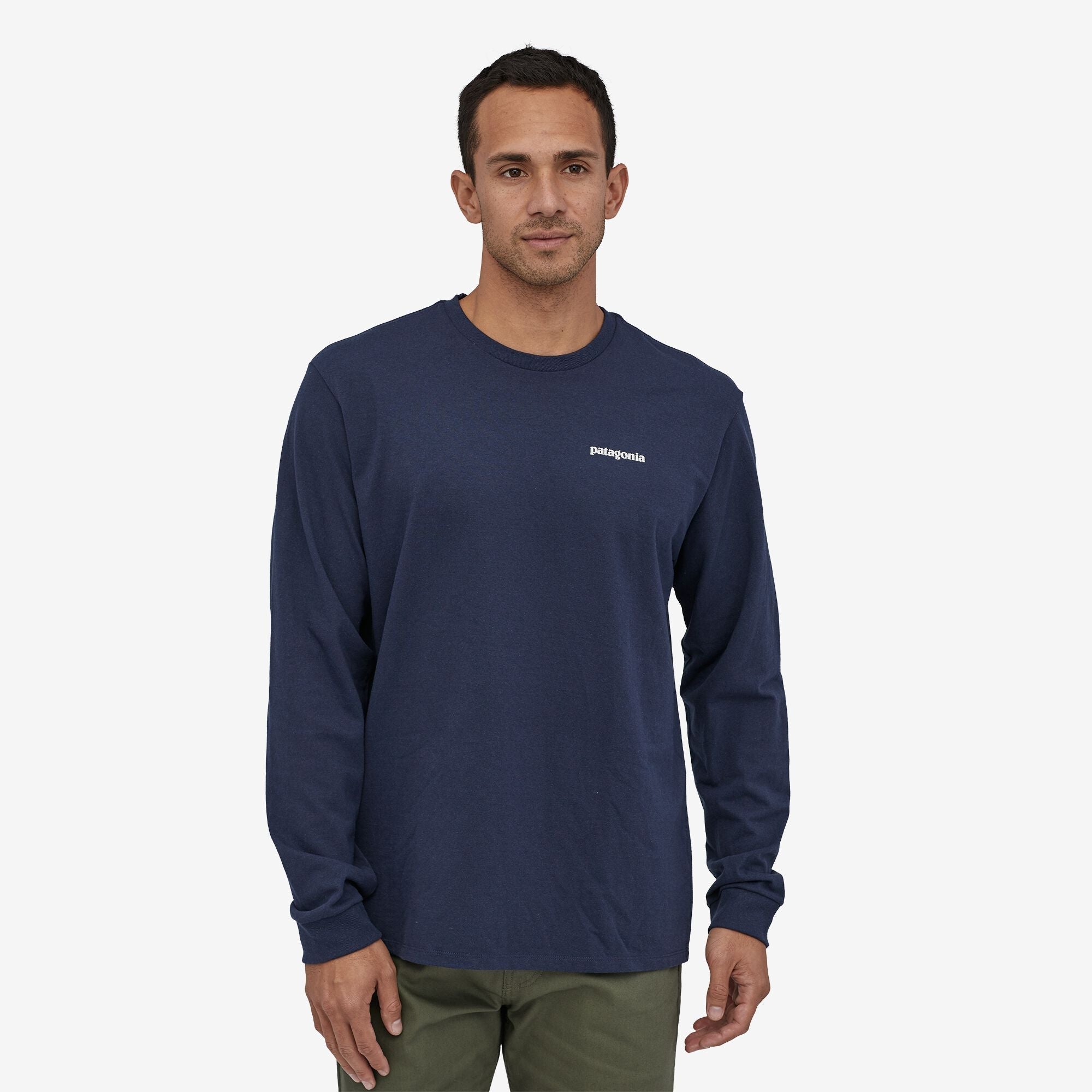 Patagonia Men's P Logo Long Sleeve T Shirt Men's Long-Sleeved
