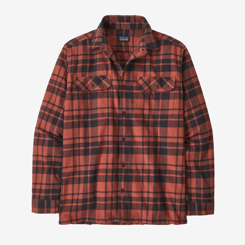Men's Long-Sleeved Organic Cotton Midweight Fjord Flannel Shirt