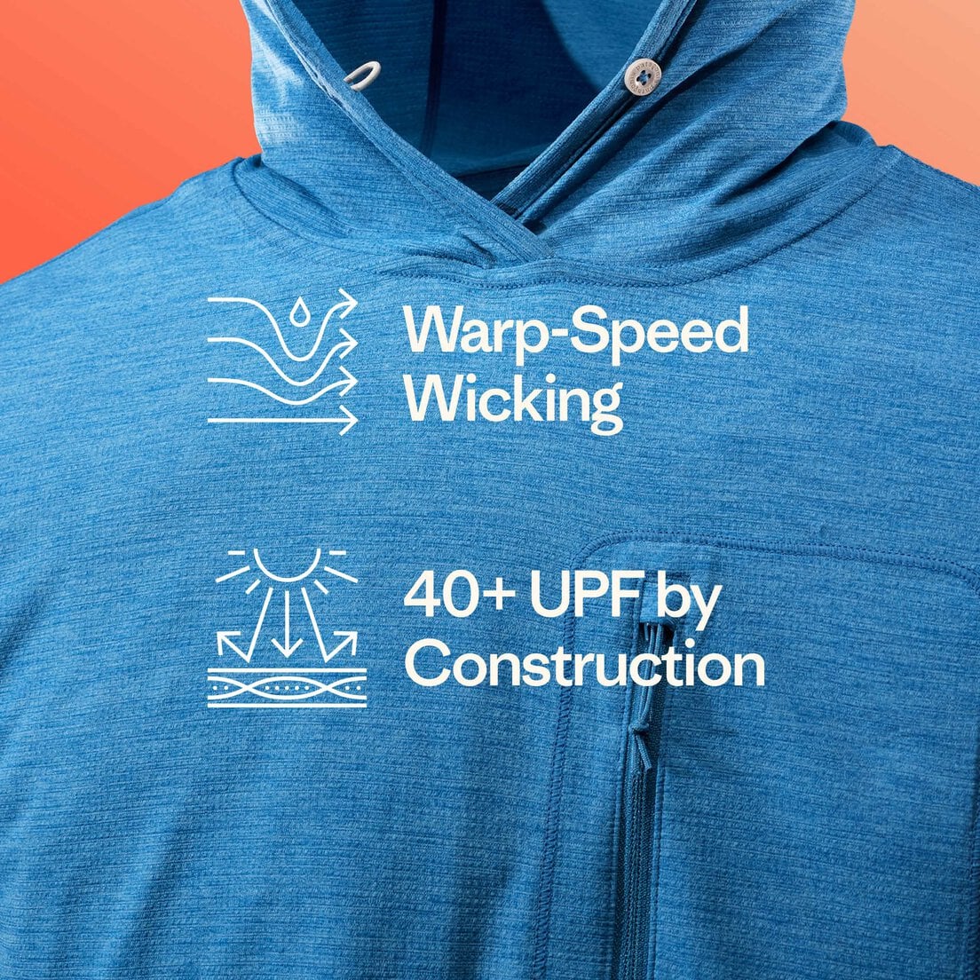 Warp-Speed Wicking 40+ UPF by Construction